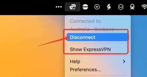 disconnect vpn