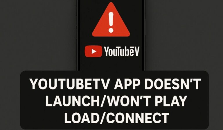 YouTube App Doesn't Connect
