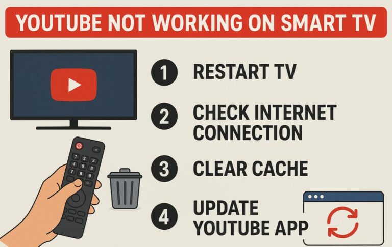 youtube not working on smart tv