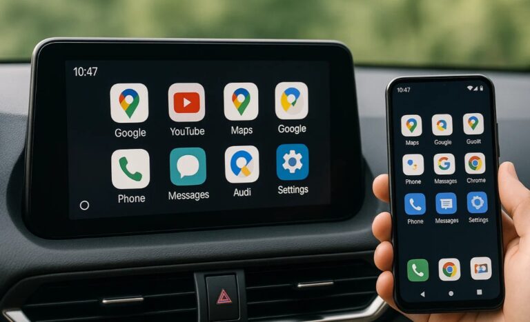 mirror phone to car screen